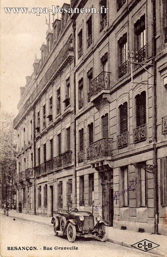 BESANÇON. - Rue Granvelle